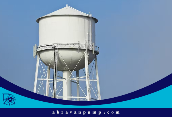 مخزن ها در ایستگاه پمپاژ آب برای ذخیره و متعادل کردن فشار آب استفاده می شود.