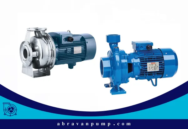 انتخاب پمپ به نوع سیال و بودجه بستگی دارد؛ استیل برای سیالات حساس، چدن برای کاربردهای عمومی مناسب است.
