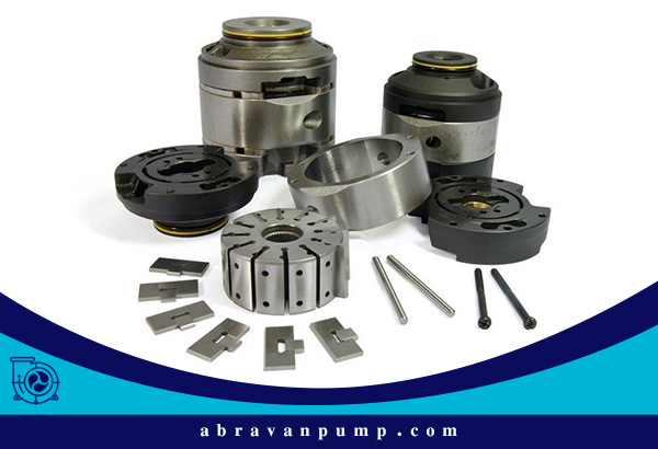 یک پمپ پره ای دارای چه قطعاتی است؟