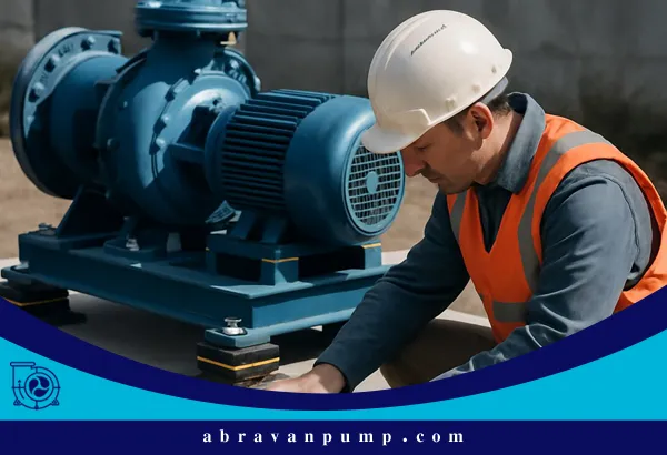 فونداسیون استاندارد، پایه‌ای حیاتی در نصب پمپ صنعتی محسوب می‌شود.
