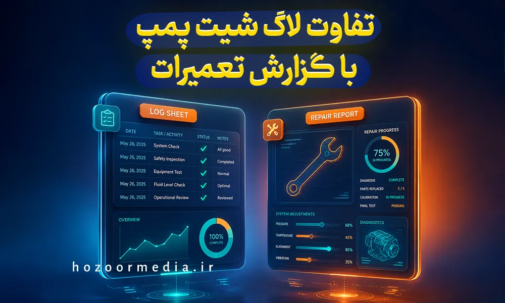لاگ شیت پمپ چیست؟ راهنمای کامل طراحی، تکمیل و بررسی